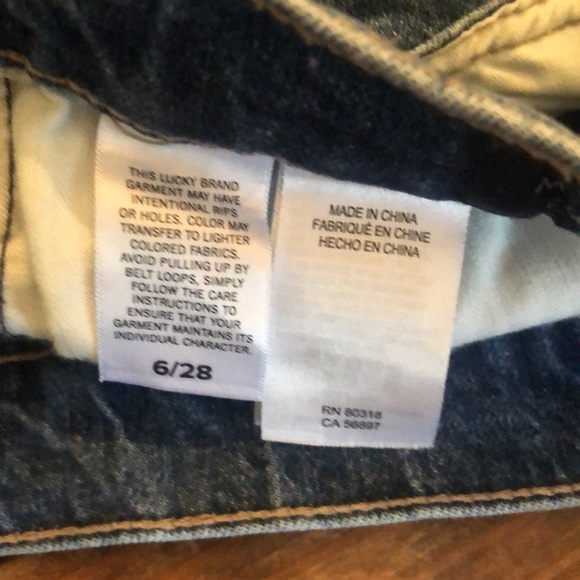 Lucky Midrise Destructed Shorts - Picture 11 of 16